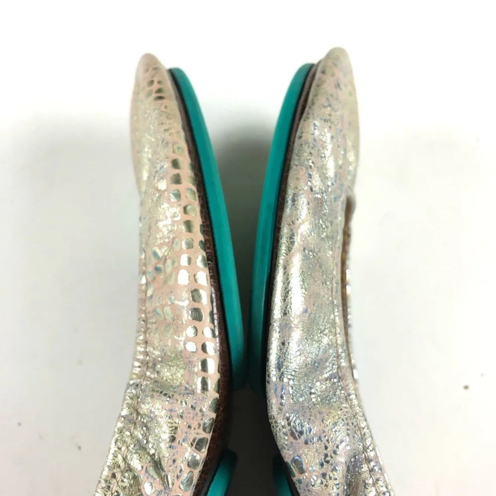 TIEKS Romantic Blush Ballet Flats Sz 9 - Picture 6 of 15